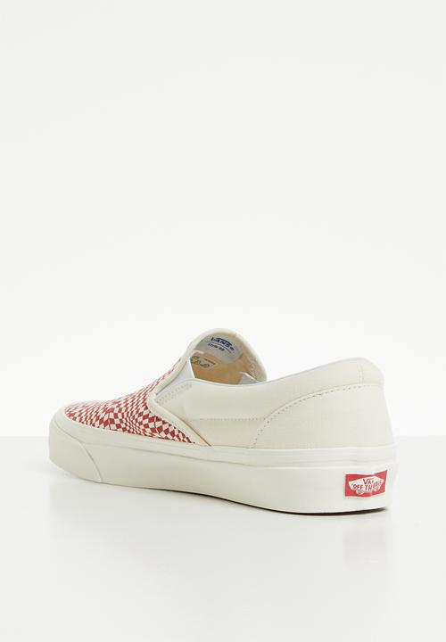 Vans - UA classic slip-on 98 DX - (Anaheim Factory) - og red/white/warp check