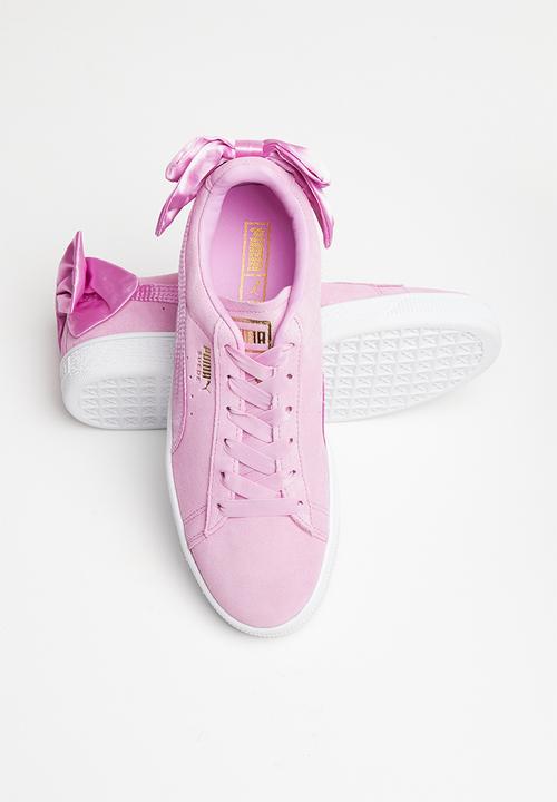 PUMA - Suede bow jr orchid - orchid