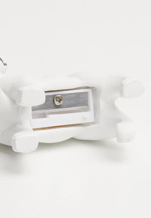 Typo - Resin frenchie sharpener - black & white