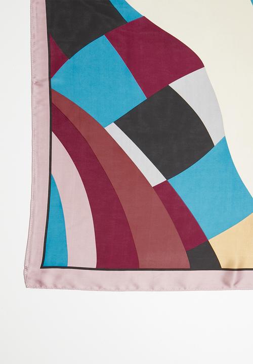Joy Collectables - Vanjee colour block scarf - multi