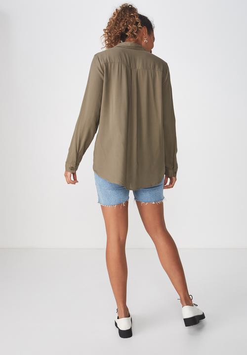 Cotton On - Rebecca shirt - khaki 