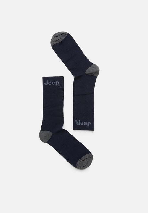 JEEP - Formal 1/2 crew socks - navy