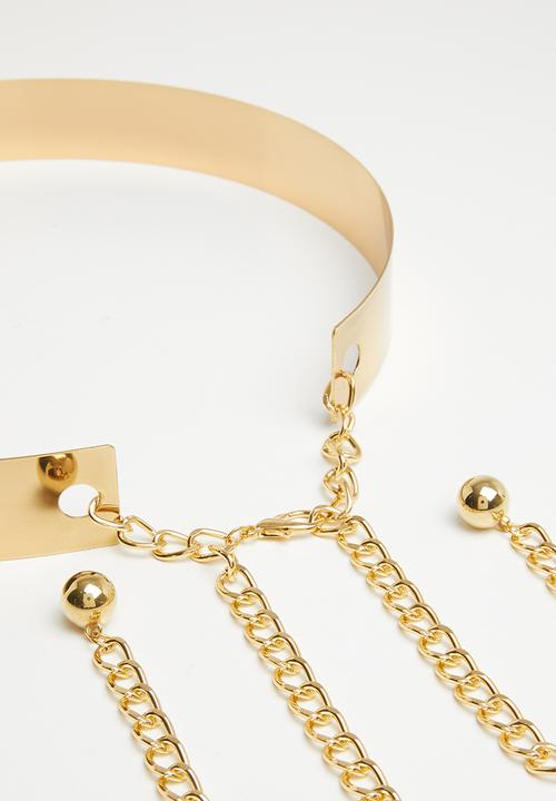 Missguided - Cuff belt - gold
