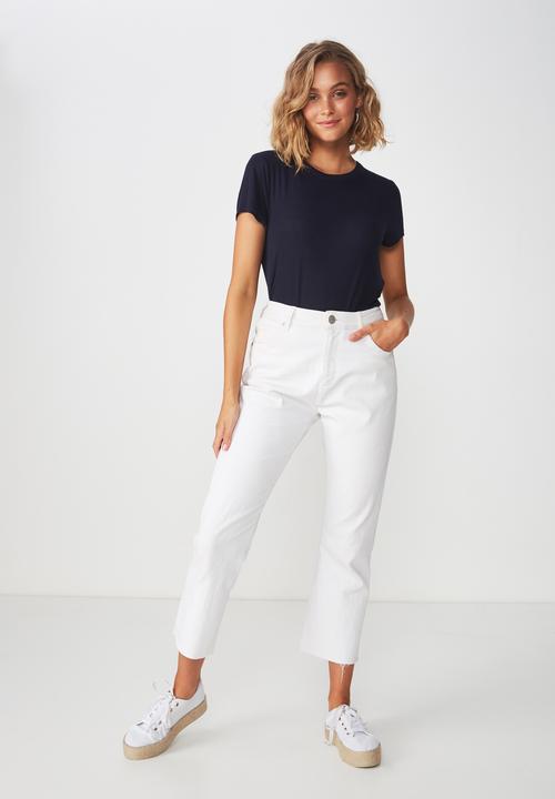 Cotton On - The girlfriend tee - navy