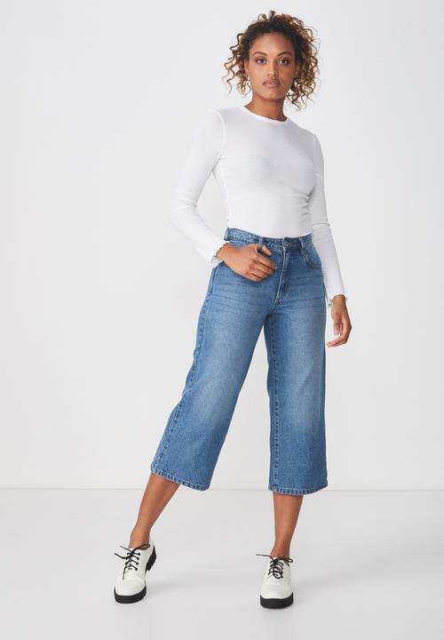 Cotton On - The sister long sleeve top - white