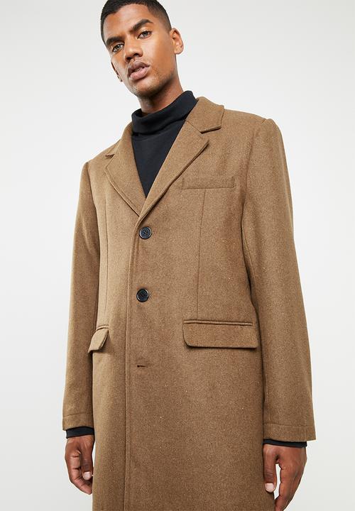 Superbalist - Plain overcoat - brown