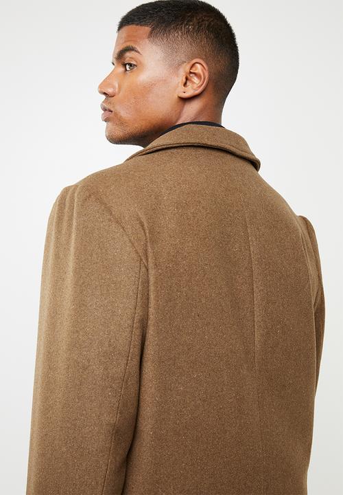 Superbalist - Plain overcoat - brown