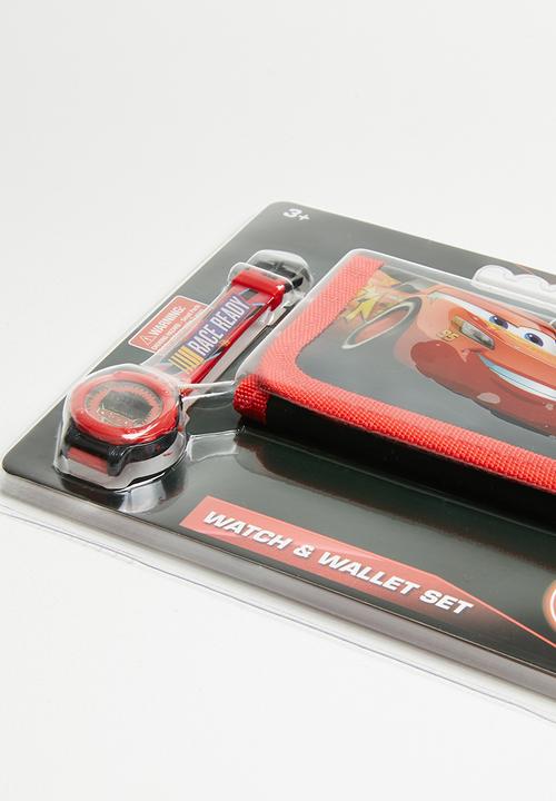 Character Fashion - Cars wallet & watch set - multi