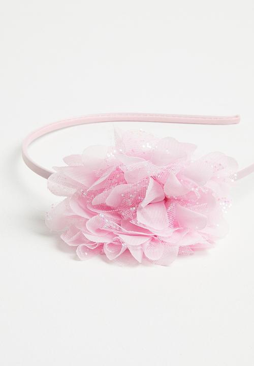 Pop Candy - Flower detail headband - pink