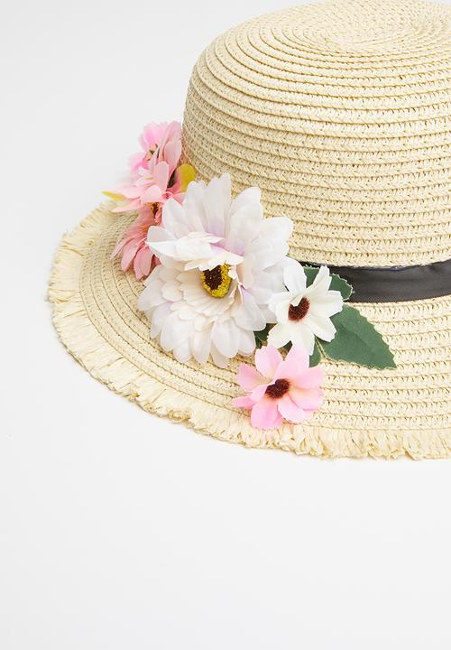 Pop Candy - Straw hat - cream