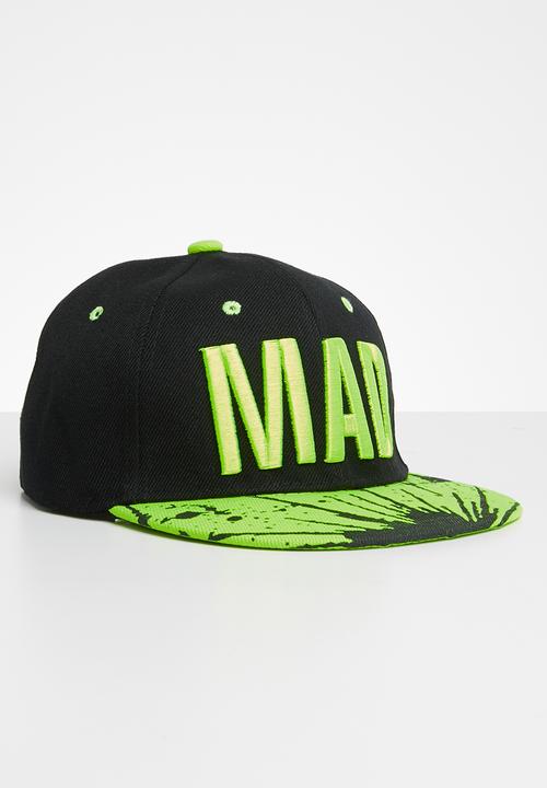 Pop Candy - Mad flat brim cap - green