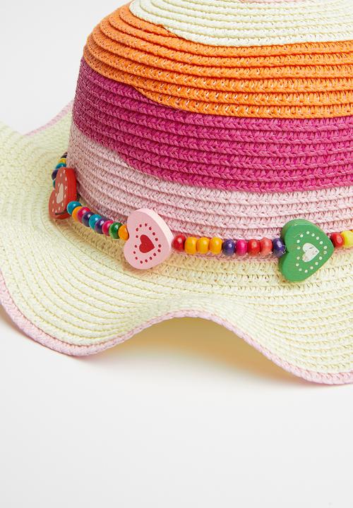 Pop Candy - Straw fedora - multi