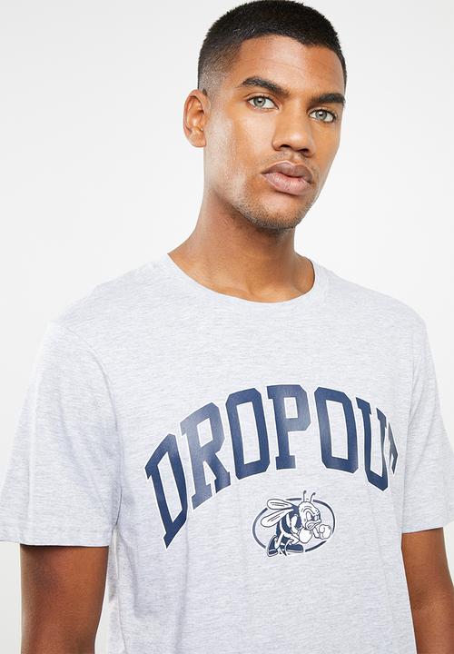 Cotton On - Dropout bees  short sleeve T-shirt - grey
