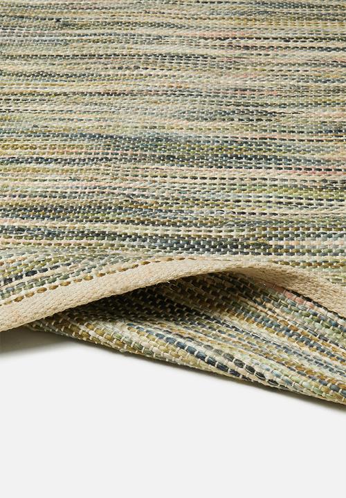 Sixth Floor - Nandi kids jute rug - multi blue