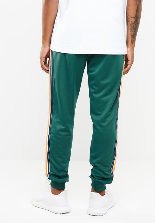 Cotton On - Slim ribbed tape tricot track jogger - green