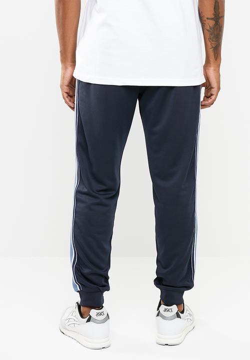 Cotton On - Slim tricot ribbed tape track jogger - navy