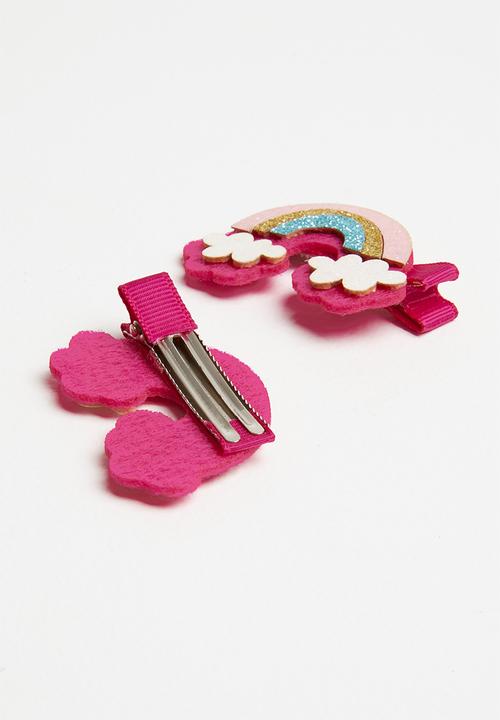 Pop Candy - Rainbow hairclips - multi