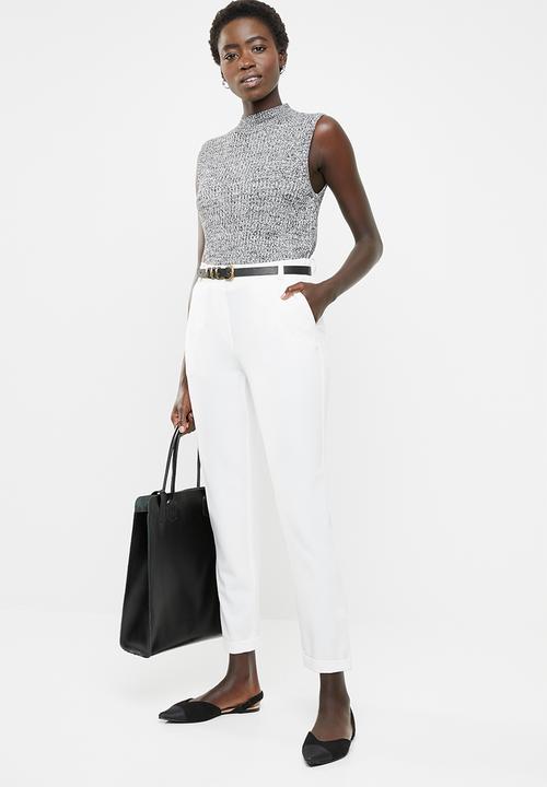 edit - Structured formal pants - Ivory