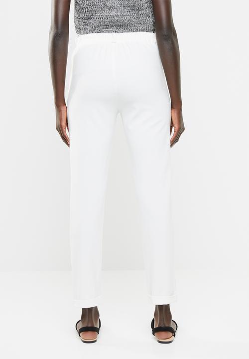 edit - Structured formal pants - Ivory