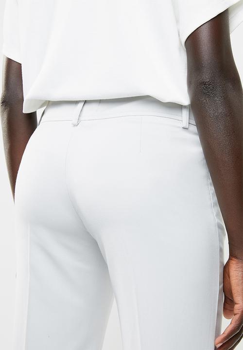 edit - Straight cut trousers - pale grey