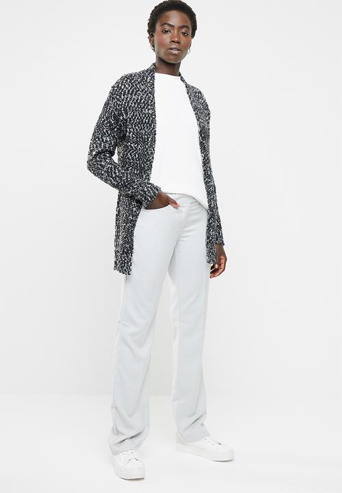 edit - Straight cut trousers - pale grey