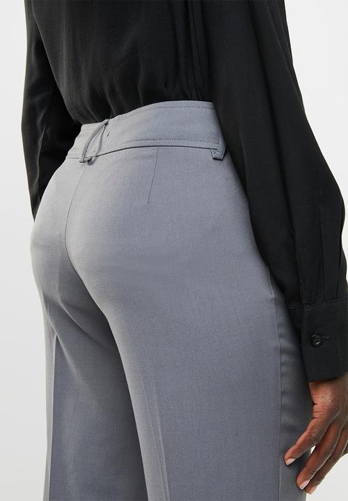 edit - Straight cut trousers - charcoal