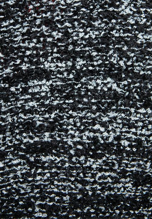 edit - Textured open front cardigan - black