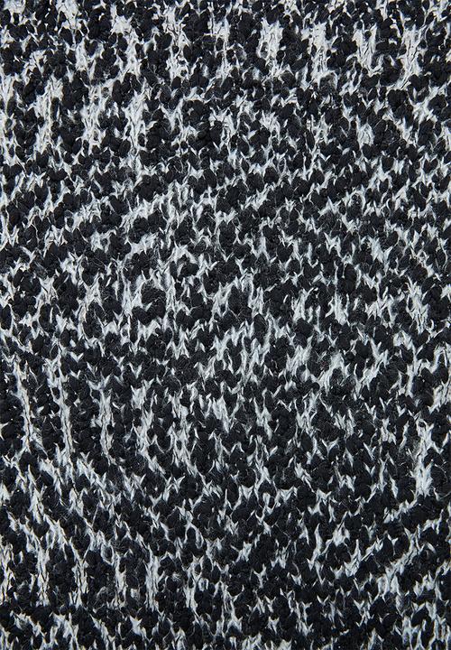 edit - Open front cardigan - black