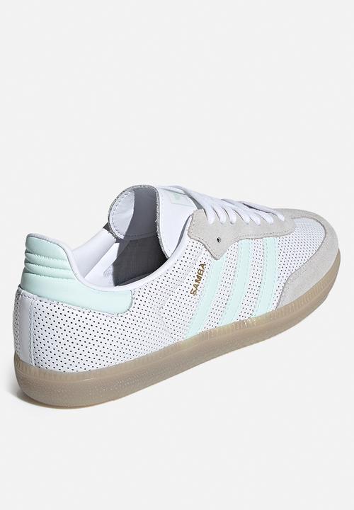 adidas Originals - Samba OG W -  ftwr white/ice mint/GREY ONE F17
