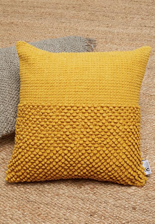 Sixth Floor - Jamina cushion cover - mustard