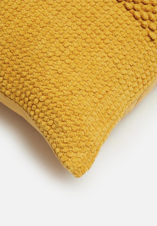 Sixth Floor - Jamina cushion cover - mustard
