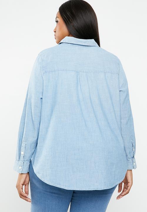 Levi’s® - Boyfriend denim shirt - blue