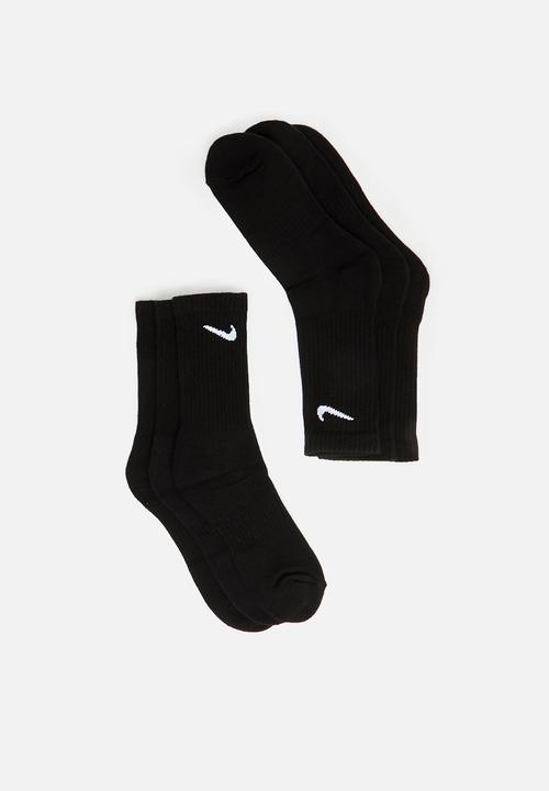 Nike - Nike everyday cushion crew - black & white