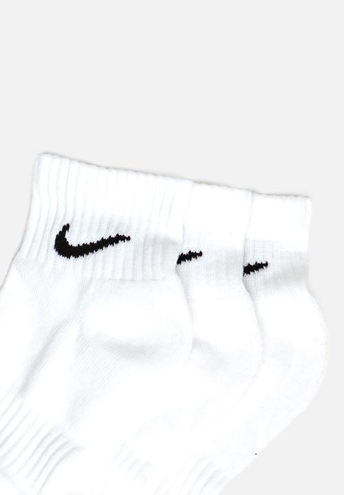 Nike - Nike everyday cushion ankle - white & black