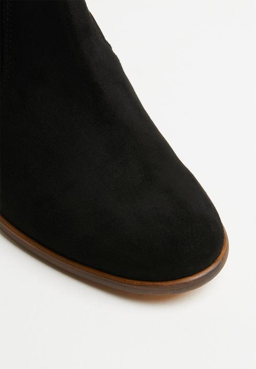 ALDO - Astima suede boot - black