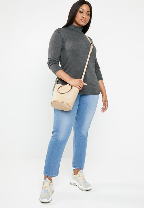 STYLE REPUBLIC PLUS - Turtle neck top - grey