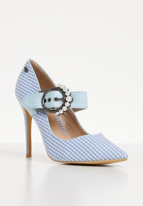 Miss Black - Karabo heel - blue/white