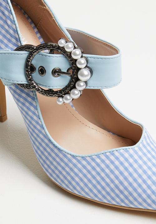 Miss Black - Karabo heel - blue/white