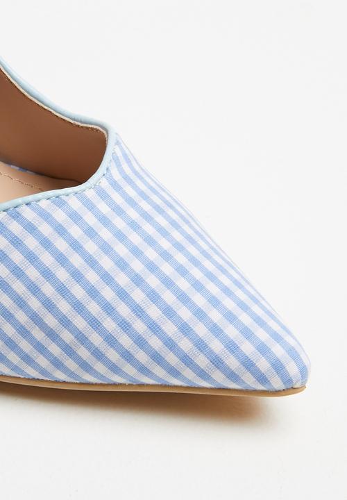 Miss Black - Karabo heel - blue/white