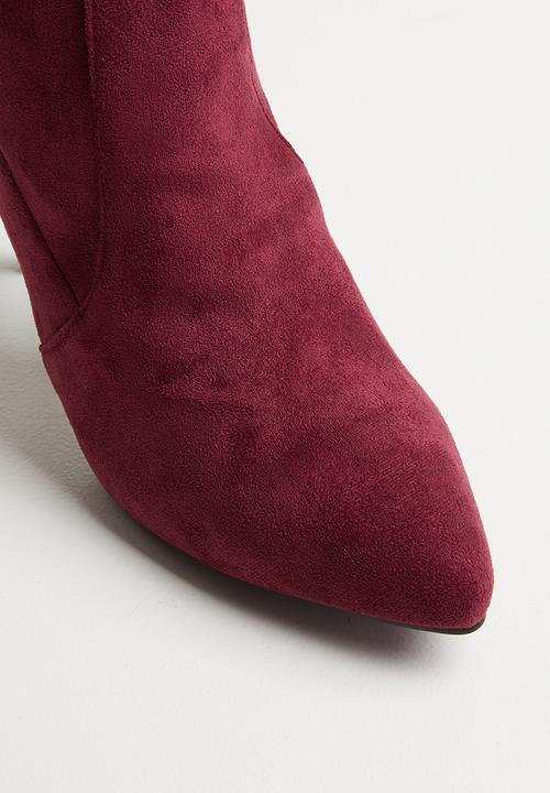 Plum - Honey boot - burgundy