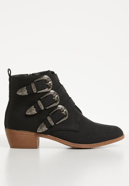 Jada - Western ankle boot - black