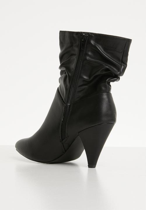 Jada - Kitten heel boot - black