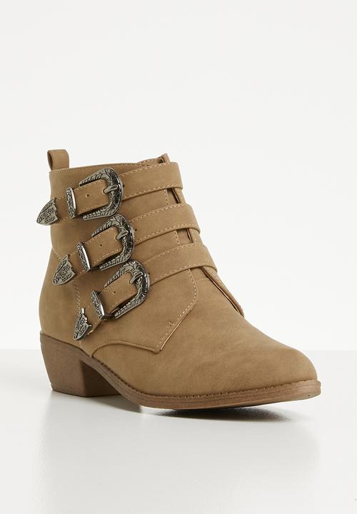 Jada - Western ankle boot - taupe
