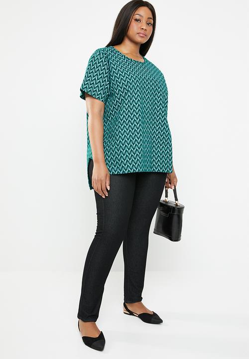 AMANDA LAIRD CHERRY - Sibongiseni plus geo retro top - multi