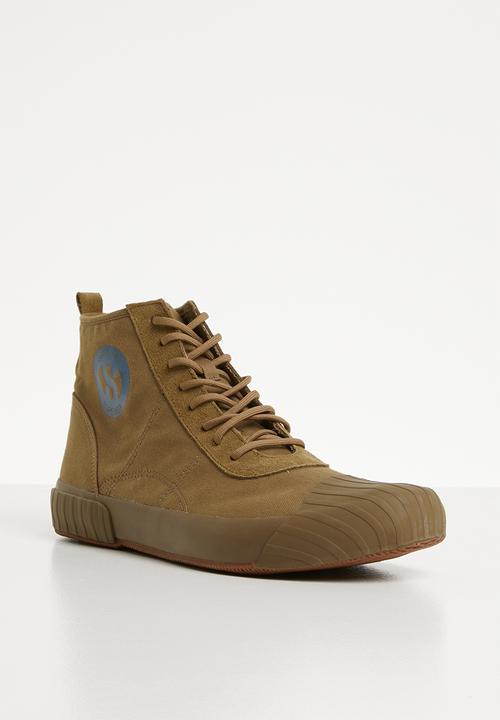 SUPERGA - 228 Canvas logo boot - kangaroo 