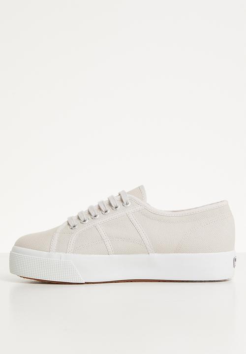 SUPERGA - 2730 Cotu canvas mid-wedge - G04 grey seashell