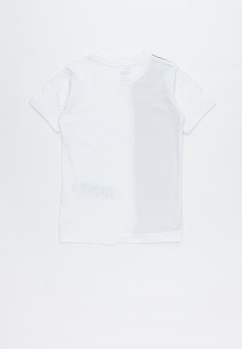 Levi’s® - Pre-boys vertigal logo T-shirt - white