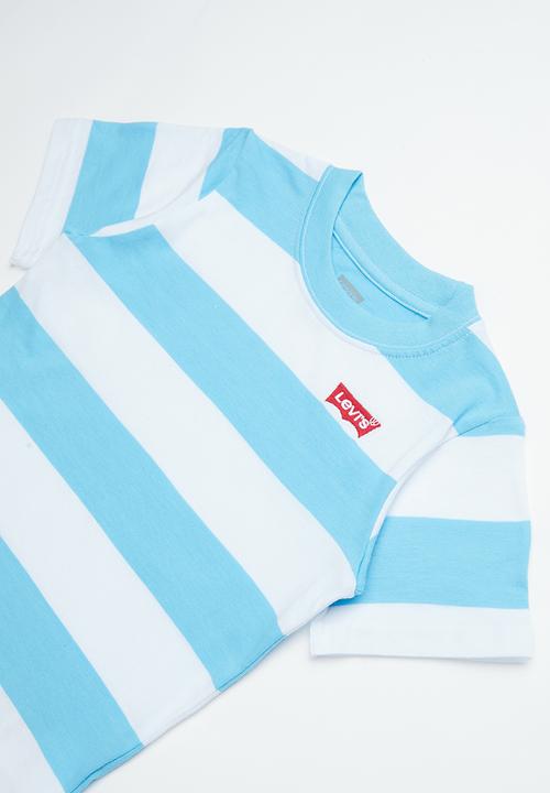 Levi’s® - Pre-boys stripe knit T-shirt - blue & white