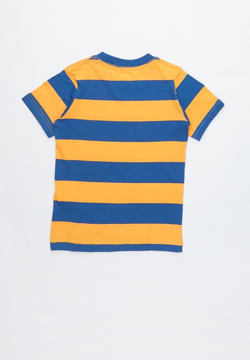 Levi’s® - Pre-boys stripe knit T-shirt - blue & yellow