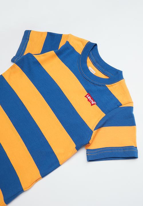 Levi’s® - Pre-boys stripe knit T-shirt - blue & yellow